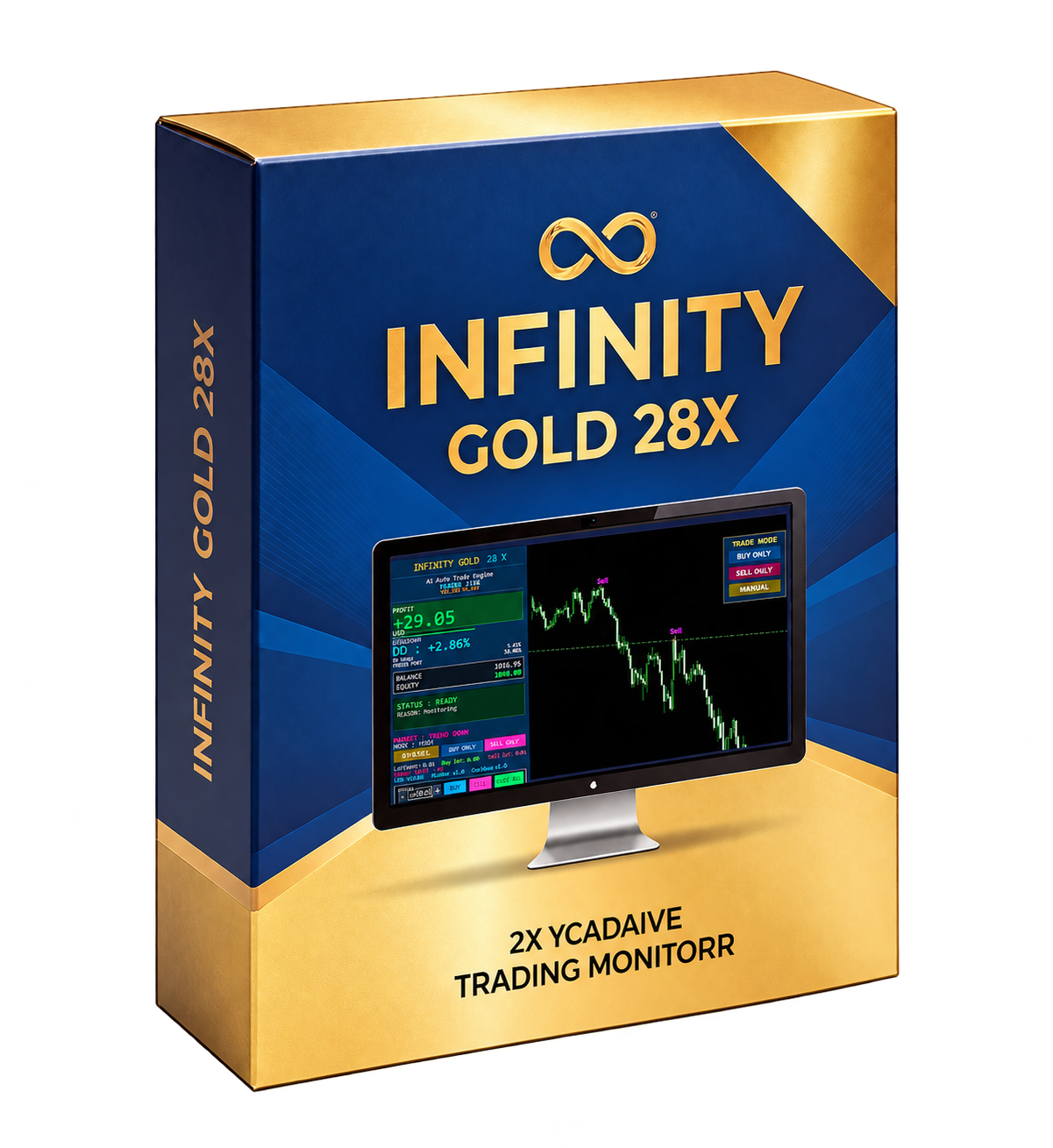 Infinity Gold 28X โดย Trader Jibb พร้อมหน้าจอ EA จริง
